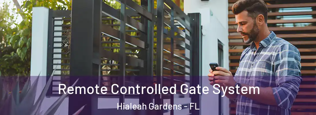  Remote Controlled Gate System Hialeah Gardens - FL